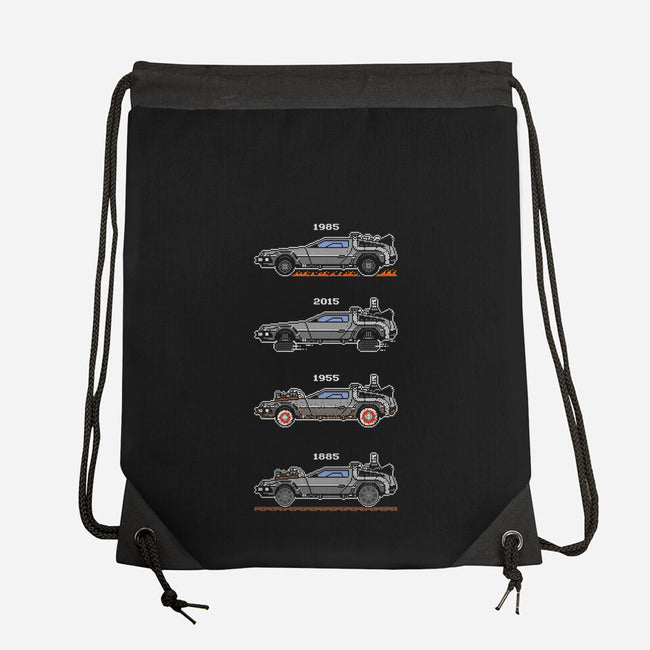 Transport Through Time-none drawstring bag-mauru
