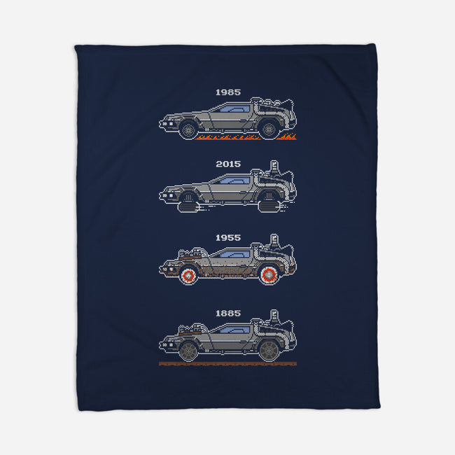 Transport Through Time-none fleece blanket-mauru