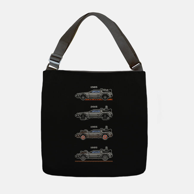 Transport Through Time-none adjustable tote-mauru