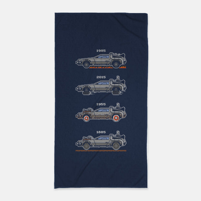 Transport Through Time-none beach towel-mauru