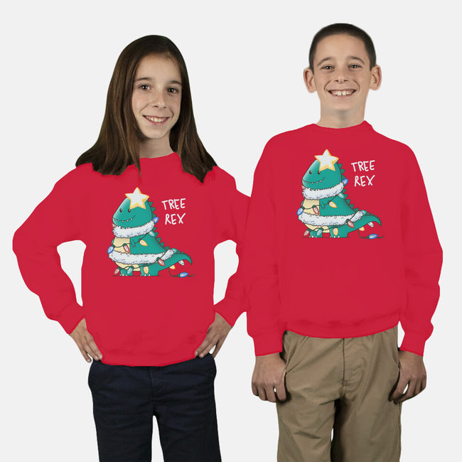 Tree-Rex-youth crew neck sweatshirt-TaylorRoss1