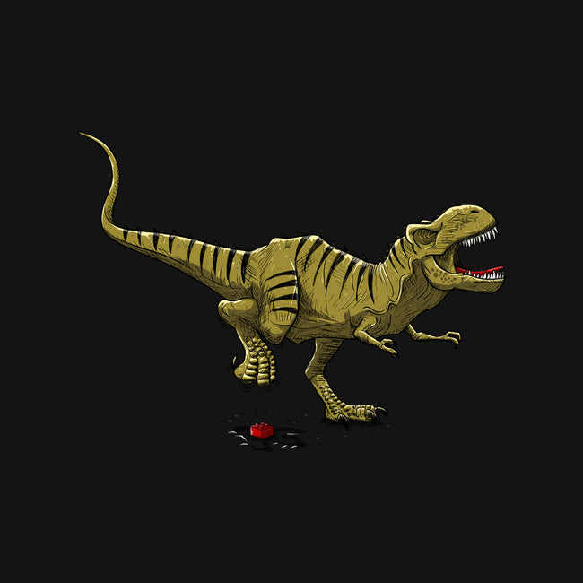 T-Rex-womens v-neck tee-ducfrench
