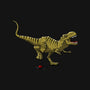 T-Rex-womens v-neck tee-ducfrench