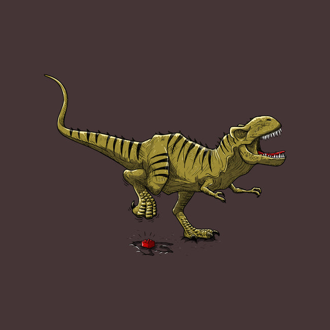 T-Rex-none removable cover w insert throw pillow-ducfrench