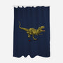 T-Rex-none polyester shower curtain-ducfrench