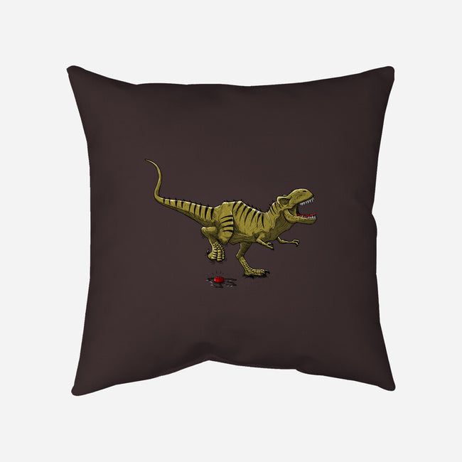 T-Rex-none removable cover w insert throw pillow-ducfrench