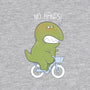 T-Rex Tries Biking-youth crew neck sweatshirt-queenmob