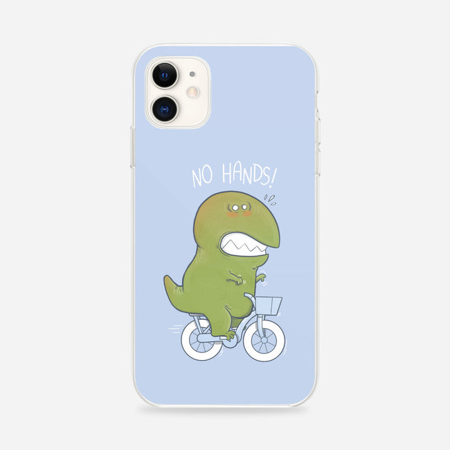 T-Rex Tries Biking-iphone snap phone case-queenmob