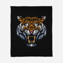 Tribal Face Tiger-none fleece blanket-albertocubatas