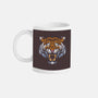 Tribal Face Tiger-none glossy mug-albertocubatas