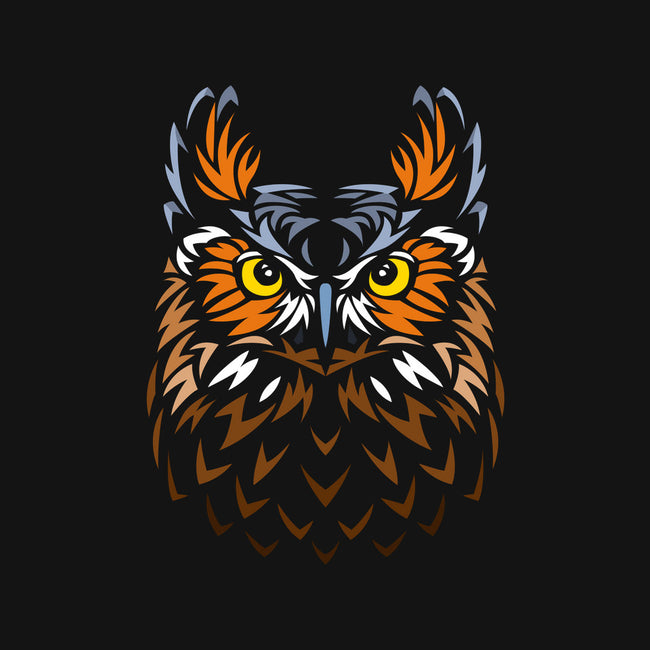 Tribal Owl-mens heavyweight tee-albertocubatas