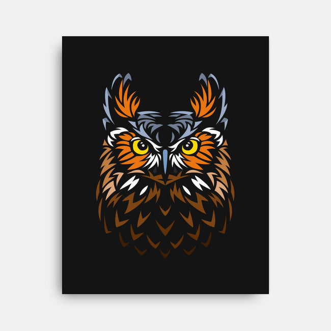 Tribal Owl-none stretched canvas-albertocubatas