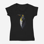Tribal Penguin-womens v-neck tee-albertocubatas