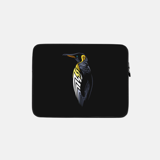 Tribal Penguin-none zippered laptop sleeve-albertocubatas