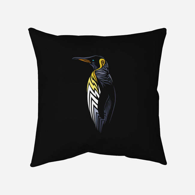 Tribal Penguin-none non-removable cover w insert throw pillow-albertocubatas