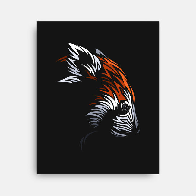 Tribal Red Panda-none stretched canvas-albertocubatas