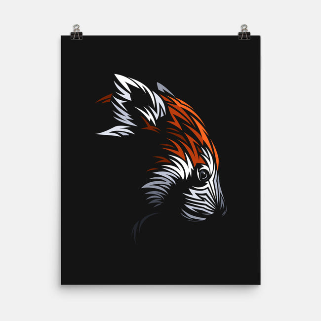 Tribal Red Panda-none matte poster-albertocubatas