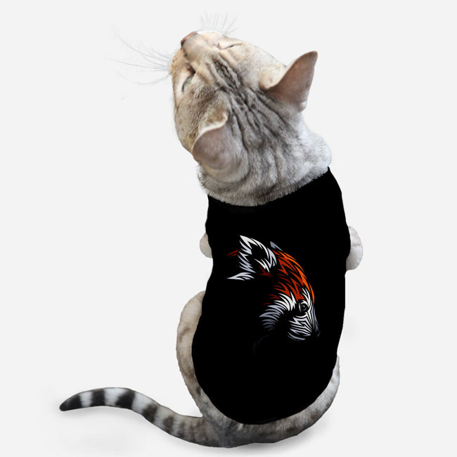Tribal Red Panda-cat basic pet tank-albertocubatas