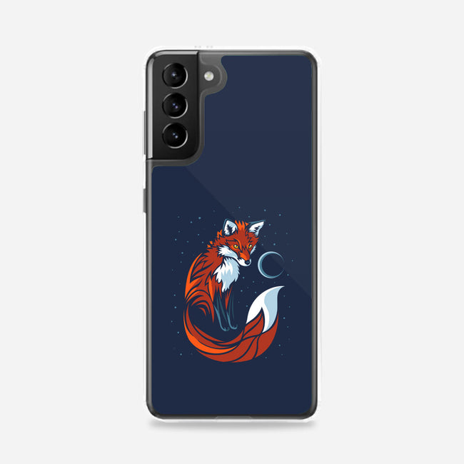 Tribal Tail Fox-samsung snap phone case-albertocubatas