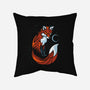 Tribal Tail Fox-none non-removable cover w insert throw pillow-albertocubatas