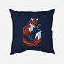 Tribal Tail Fox-none non-removable cover w insert throw pillow-albertocubatas