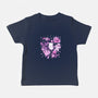 Trick or Treaters-baby basic tee-PixelEyeBat