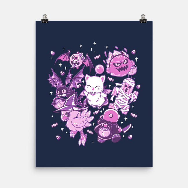 Trick or Treaters-none matte poster-PixelEyeBat