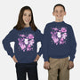 Trick or Treaters-youth crew neck sweatshirt-PixelEyeBat