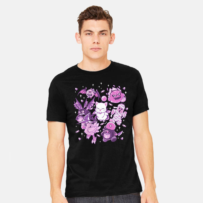 Trick or Treaters-mens heavyweight tee-PixelEyeBat