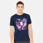Trick or Treaters-mens heavyweight tee-PixelEyeBat