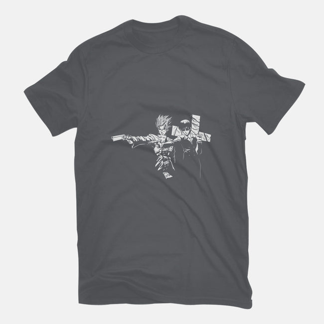Trigun Fiction-mens heavyweight tee-Coinbox Tees