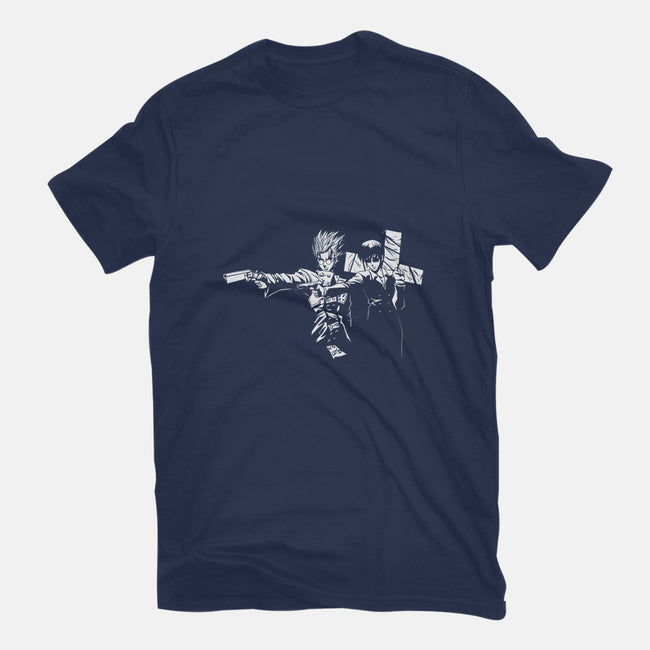 Trigun Fiction-mens heavyweight tee-Coinbox Tees