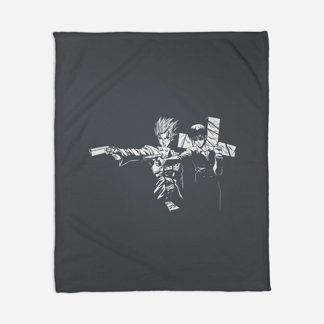 Trigun Fiction-none fleece blanket-Coinbox Tees