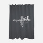 Trigun Fiction-none polyester shower curtain-Coinbox Tees