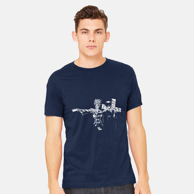 Trigun Fiction-mens heavyweight tee-Coinbox Tees
