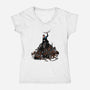 Trill Triumphant-womens v-neck tee-dandstrbo