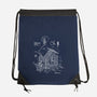 Trojan Rabbit-none drawstring bag-vomaria