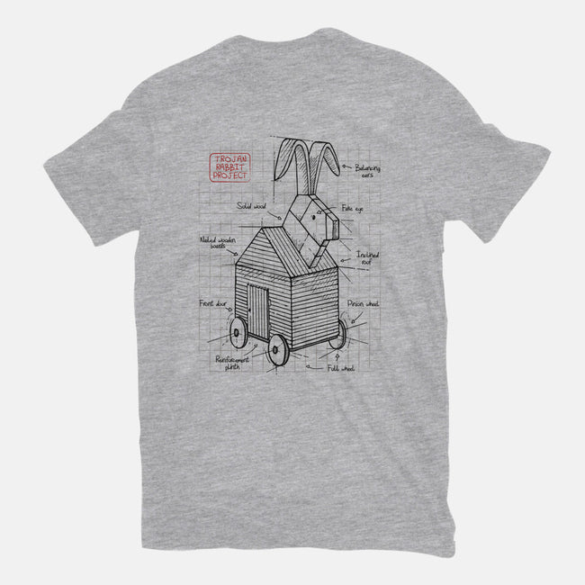 Trojan Rabbit Project-unisex basic tee-ducfrench