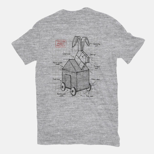 Trojan Rabbit Project-mens heavyweight tee-ducfrench