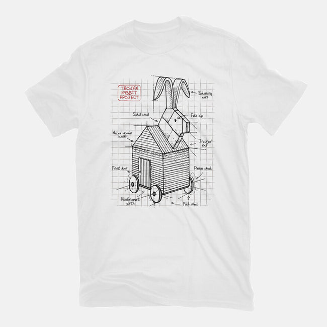 Trojan Rabbit Project-mens basic tee-ducfrench