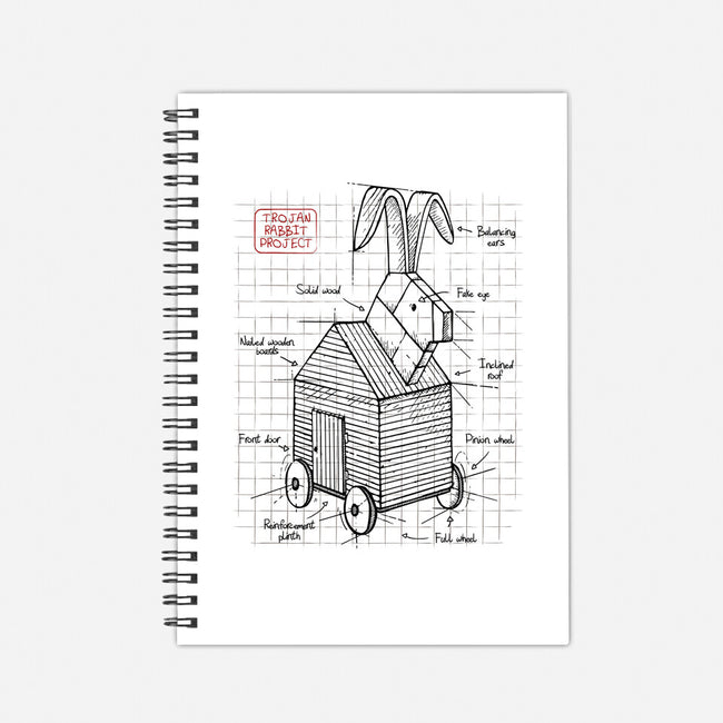 Trojan Rabbit Project-none dot grid notebook-ducfrench
