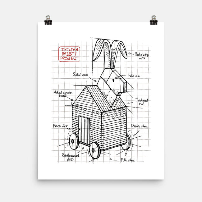 Trojan Rabbit Project-none matte poster-ducfrench