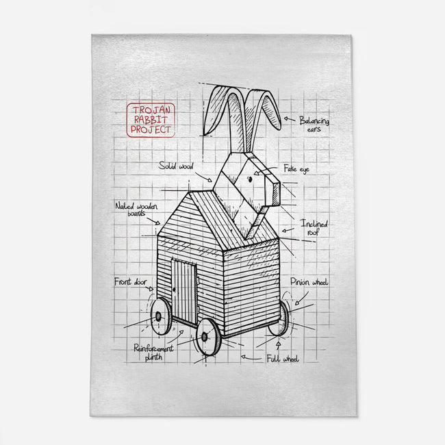 Trojan Rabbit Project-none outdoor rug-ducfrench