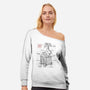 Trojan Rabbit Project-womens off shoulder sweatshirt-ducfrench