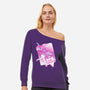 Truly Outrageous!-womens off shoulder sweatshirt-hugohugo