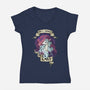 Truly The Last-womens v-neck tee-etcherSketch