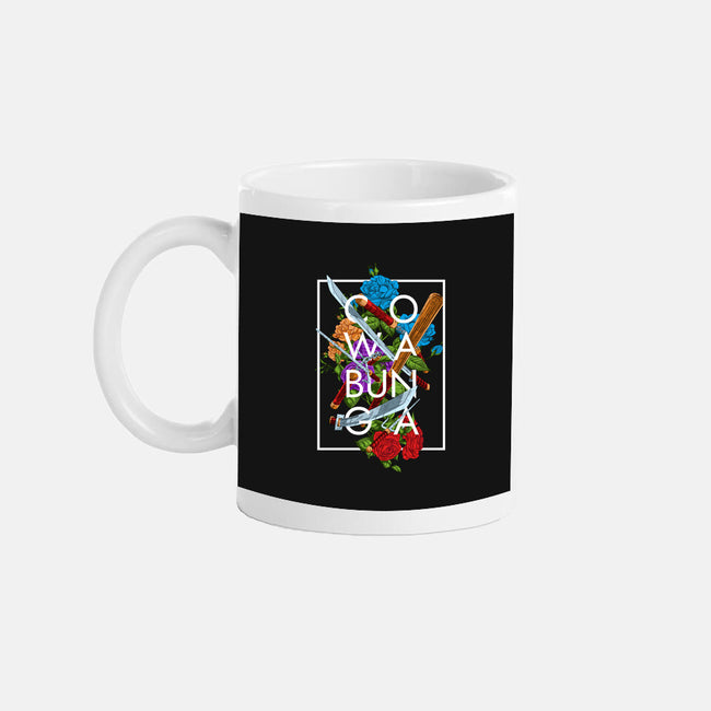 Turtle Battle Cry-none glossy mug-manoystee