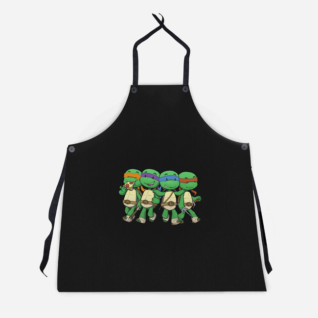 Turtle BFFs-unisex kitchen apron-DoOomcat