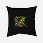 Turtle Force-none removable cover w insert throw pillow-MarianoSan
