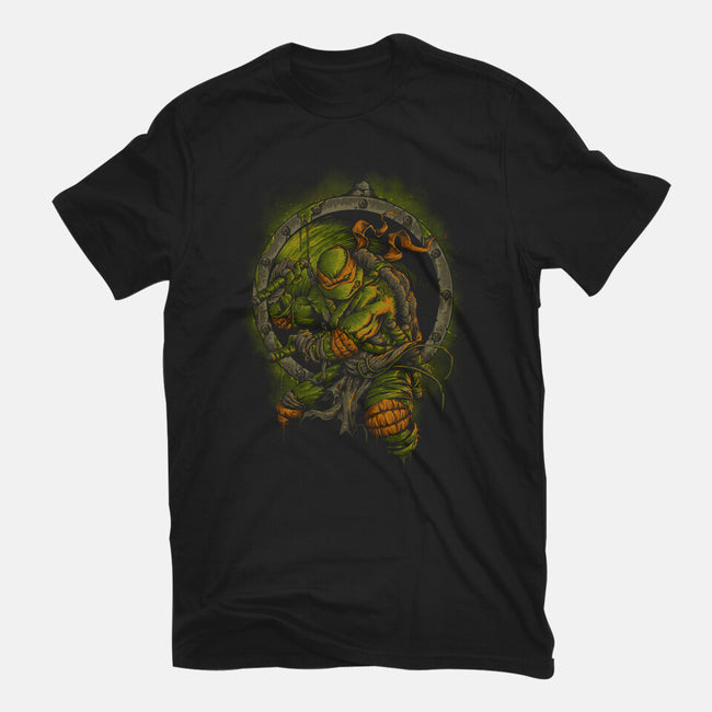 Turtle Titan-unisex basic tee-coldfireink